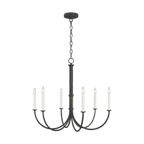 Visual Comfort Studio Collection Chapman & Meyers Champlain 31-Inch Iron Oxide Chandelier by Visual Comfort Studio CC1146IO