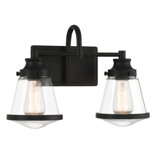 Minka Lavery Mannsdale 2-Light Bath Light in Coal Black by Minka Lavery 2582-66A