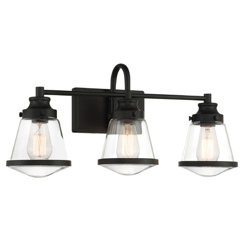 Minka Lavery Mannsdale 3-Light Bath Light in Coal Black by Minka Lavery 2583-66A