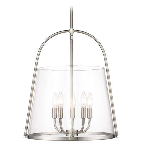 Z-Lite Z-Lite Archis Brushed Nickel Pendant Light with Conical Shade 3041P18-BN