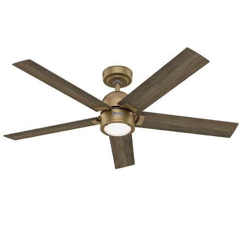 Hunter Fan Company Hunter Fan Company Erling Luxe Gold LED Ceiling Fan with Light 52849