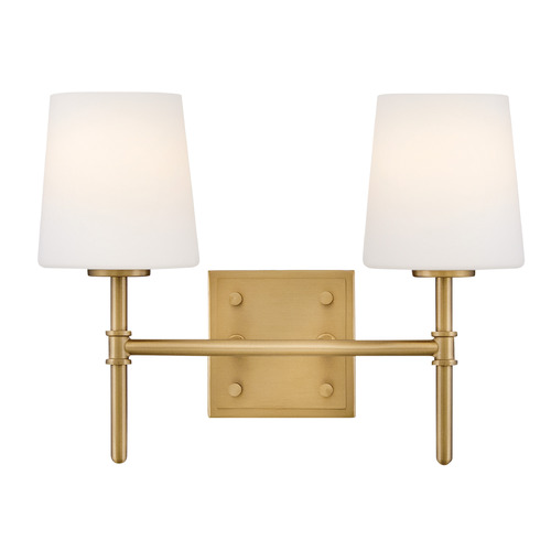 Hinkley Hinkley Saunders Lacquered Brass LED Bathroom Light 56952LCB