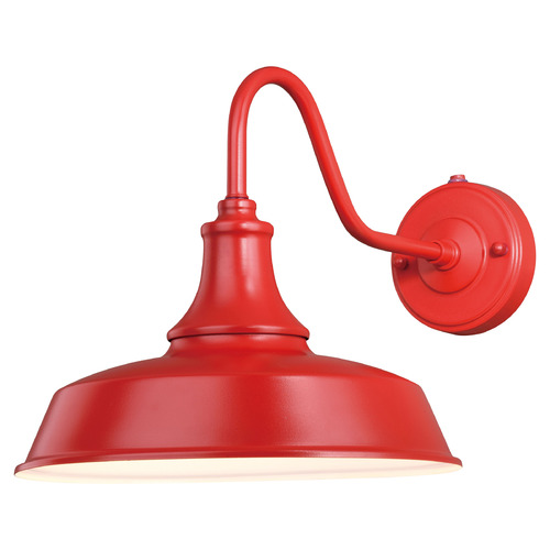 Vaxcel Lighting Vaxcel Lighting Dorado Red & White Barn Light T0487