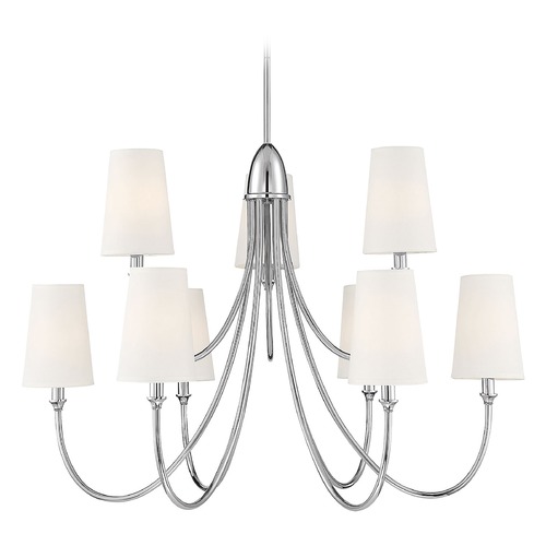 Savoy House Cameron 35-Inch Polished Nickel Chandelier by Savoy House 1-2541-9-109