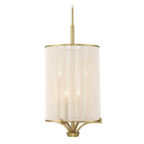Savoy House Wynwood 4-Light Chandelier in Warm Brass by Savoy House 1-7750-4-322