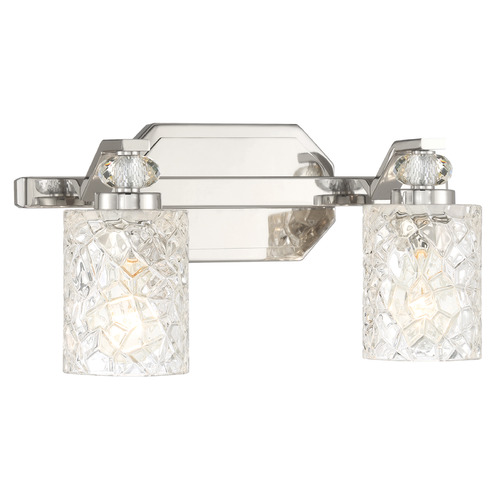 Minka Lavery Crystal Kay 2-Light Bath Light in Chrome by Minka Lavery 2612-77