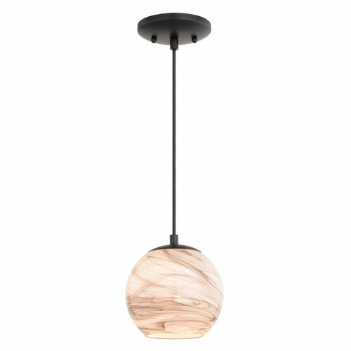 Vaxcel Lighting Milano Matte Black Mini-Pendant Light by Vaxcel Lighting P0407