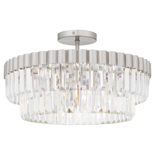 Quoizel Lighting Quoizel Lighting Starlight Brushed Nickel Semi-Flushmount Light QSF6742BN