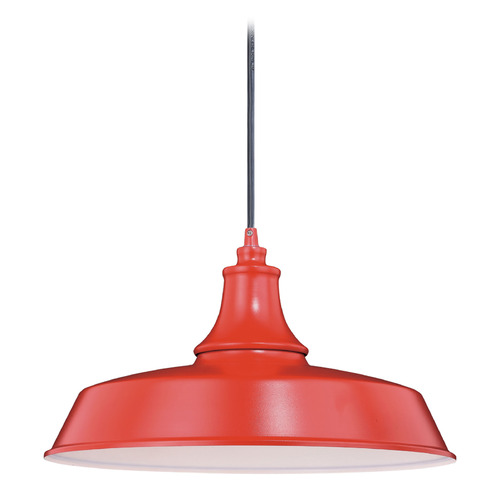 Vaxcel Lighting Vaxcel Lighting Dorado Red & White Barn Light T0489