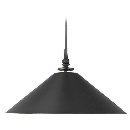Visual Comfort Studio Collection Thomas OBrien 24-Inch Capri Aged Iron Pendant by Visual Comfort Studio TP1001AI