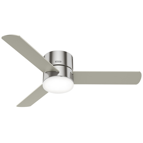 Hunter Fan Company Minumus 52-Inch LED Fan in Brushed Nickel by Hunter Fan Company 51431