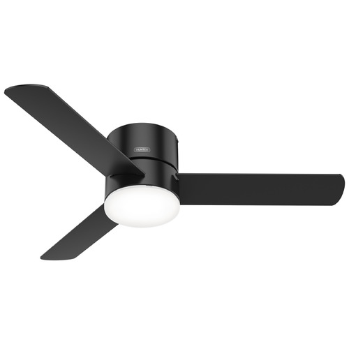 Hunter Fan Company Minimus 52-Inch LED Fan in Matte Black by Hunter Fan Company 51432
