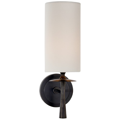 Visual Comfort Signature Collection Aerin Drunmore Single Sconce in Bronze by Visual Comfort Signature ARN2018BZL