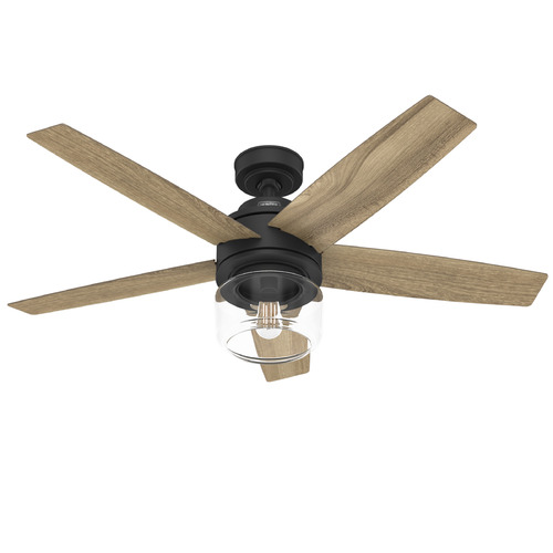 Hunter Fan Company Hunter Fan Company Margo Matte Black LED Ceiling Fan with Light 52335