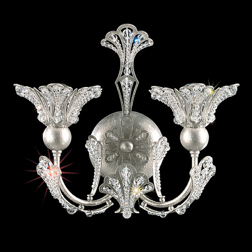 Schonbek Lighting Schonbek Worldwide Lighting Rivendell Antique Silver Sconce 7855-48R