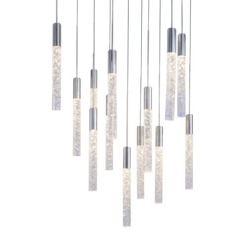Modern Forms by WAC Lighting Magic 13-Light 3000K LED Pendant in Polished Nickel by Modern Forms PD-35613S-PN
