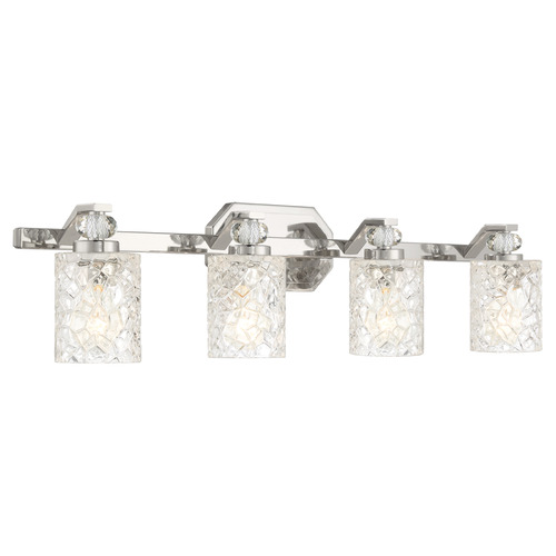 Minka Lavery Crystal Kay 4-Light Bath Light in Chrome by Minka Lavery 2614-77