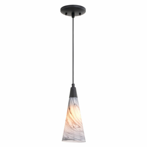 Vaxcel Lighting Milano Matte Black Mini-Pendant Light by Vaxcel Lighting P0409