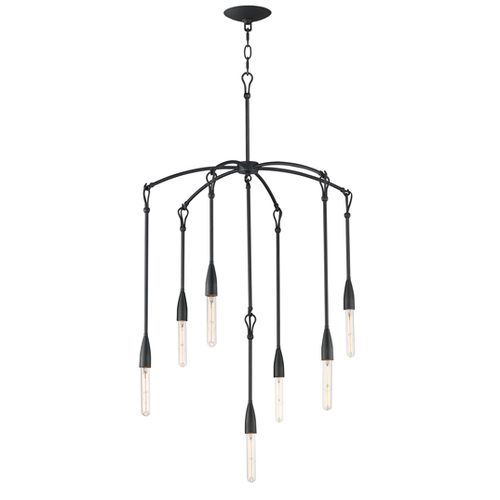 Maxim Lighting Pioneer 7-Light Chandelier in Anthracite by Maxim Lighting 27718AR