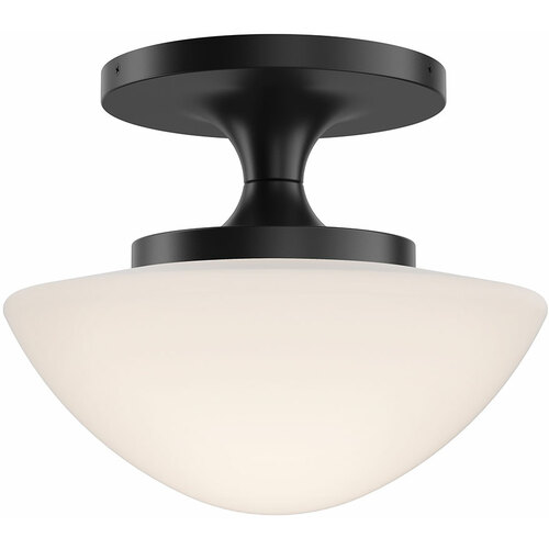 Hinkley Knox 12-Inch Semi-Flush Mount in Black by Hinkley Lighting 47813BK