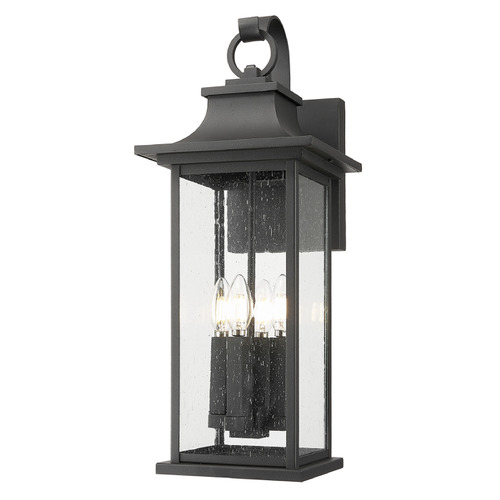 Z-Lite Z-Lite Tiberius Black Outdoor Wall Light 5017B-BK