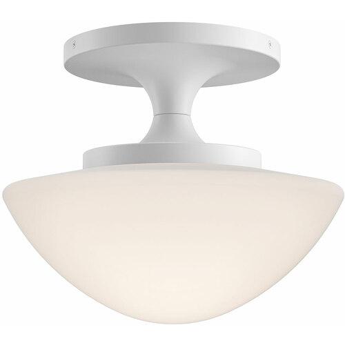 Hinkley Knox 12-Inch Semi-Flush Mount in Chalk White by Hinkley Lighting 47813CI