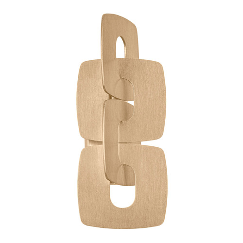 Corbett Lighting Corbett Lighting Trentino Stria Gold Leaf LED Sconce 514-02-SGL