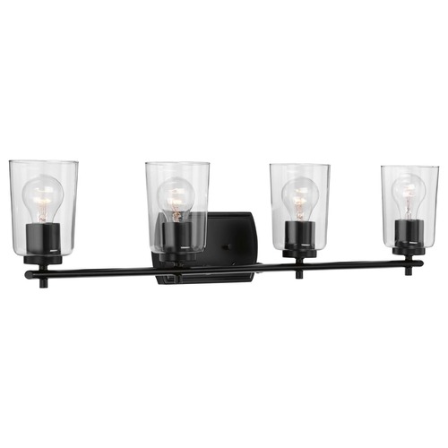 Progress Lighting Adley Black 4-Light Bathroom Light by Progress Lighting P300157-031
