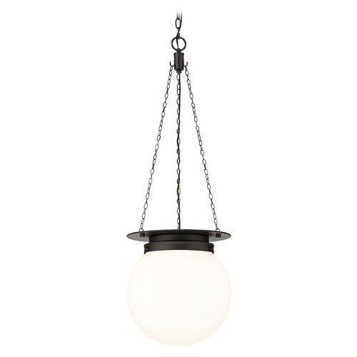 Z-Lite Z-Lite Calhoun Matte Black Pendant Light with Globe Shade 7505P13-MB