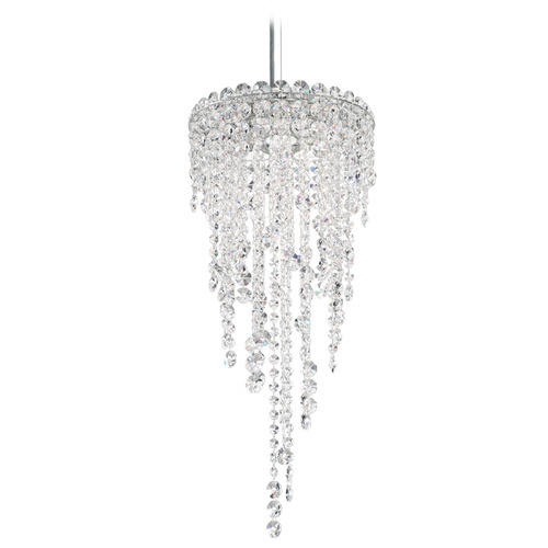 Schonbek Lighting Schonbek Worldwide Lighting Chantant Polished Stainless Steel Pendant Light CH0812N-401R