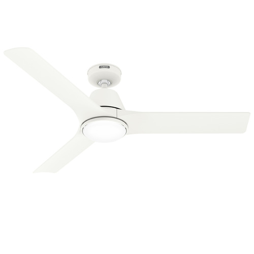 Hunter Fan Company Hunter Fan Company Aeronaut Matte White LED Ceiling Fan with Light 52928