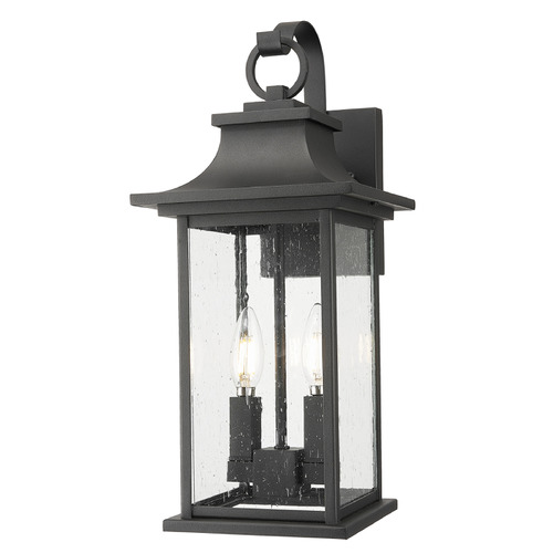 Z-Lite Z-Lite Tiberius Black Outdoor Wall Light 5017M-BK