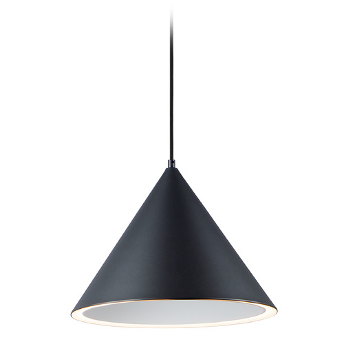 ET2 Lighting Abyss 15.75-Inch LED Pendant in Black by ET2 Lighting E20086-BK