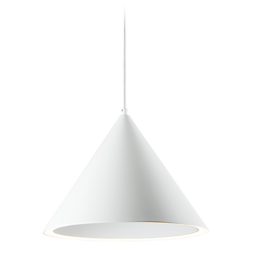 ET2 Lighting Abyss 15.75-Inch LED Pendant in White by ET2 Lighting E20086-MW