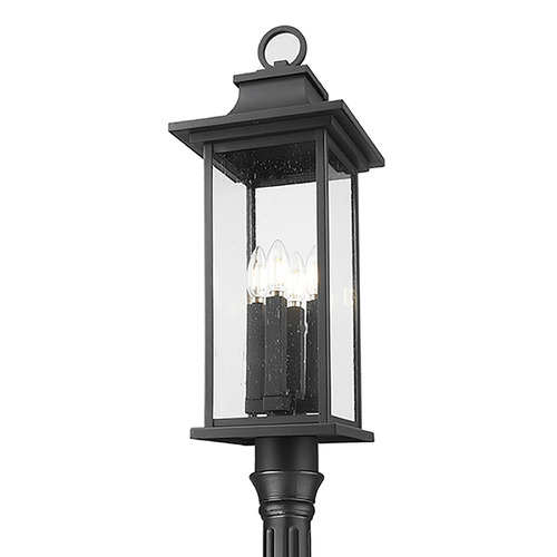 Z-Lite Z-Lite Tiberius Black Post Light 5017PHBR-564P-BK