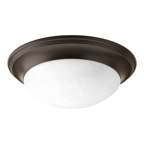 Progress Lighting 14-Inch Flush Mount in Antique Bronze by Progress Lighting P3689-20