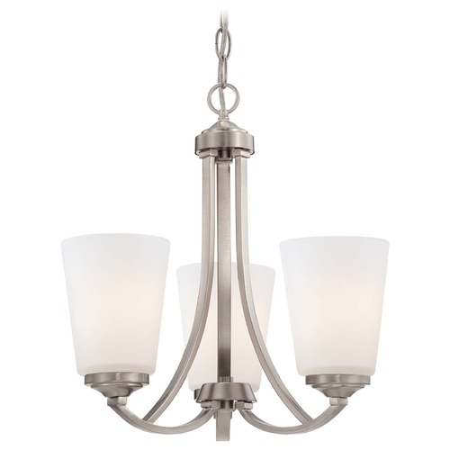 Minka Lavery Overland Park Brushed Nickel Mini-Chandelier 4963-84