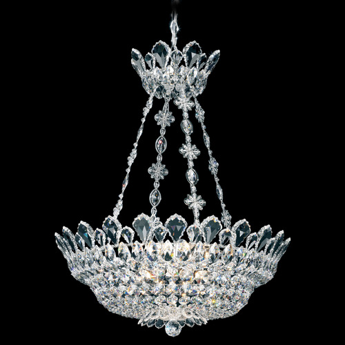 Schonbek Lighting Trilliane Polished Stainless Steel Pendant by Schonbek Lighting 5799H