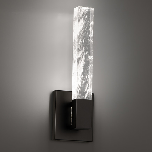 Schonbek Beyond Schonbek Beyond Baton Black LED Sconce BWS42416-BK