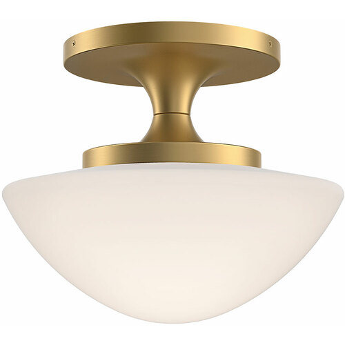 Hinkley Knox 12-Inch Semi-Flush Mount in Lacquered Brass by Hinkley Lighting 47813LCB