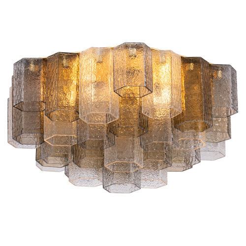 Corbett Lighting Corbett Lighting Helsinki Vintage Gold Leaf LED Flushmount Light 516-26-VGL