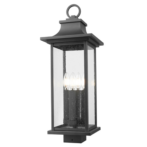 Z-Lite Z-Lite Tiberius Black Post Light 5017PHBS-BK