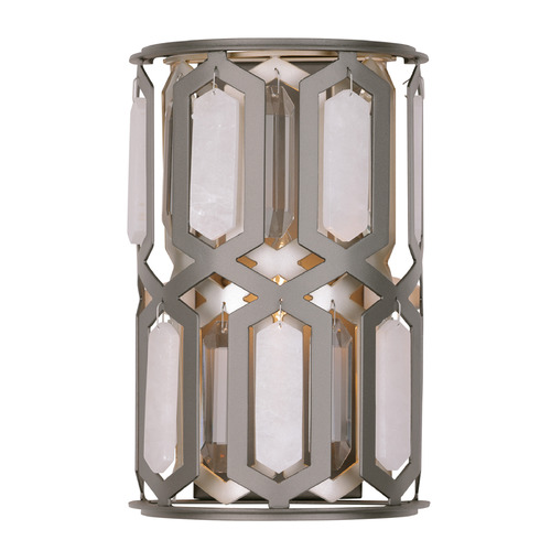 Minka Lavery Hexly 12-Inch Sconce in Bronze & Silver by Minka Lavery 3581-795