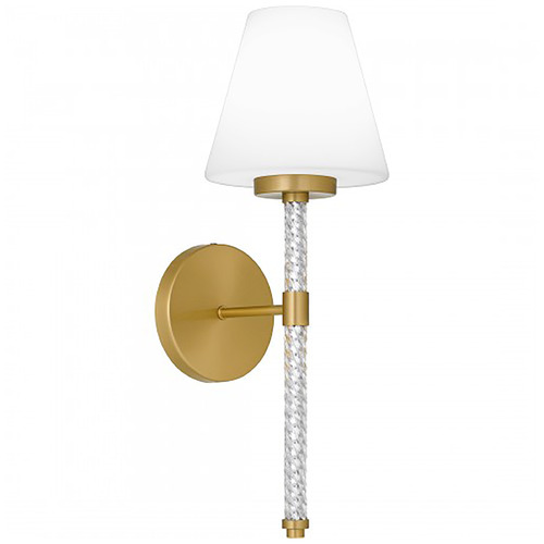 Quoizel Lighting Quoizel Lighting Quoizel Wood Brushed Gold Sconce QW6752BRG