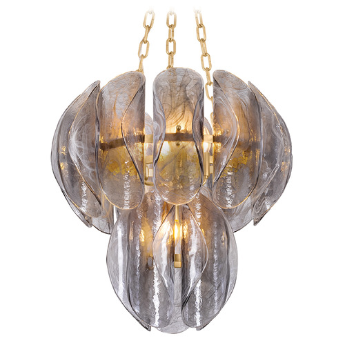 Corbett Lighting Corbett Lighting Anatase Vintage Gold Leaf LED Chandelier 518-24-VGL