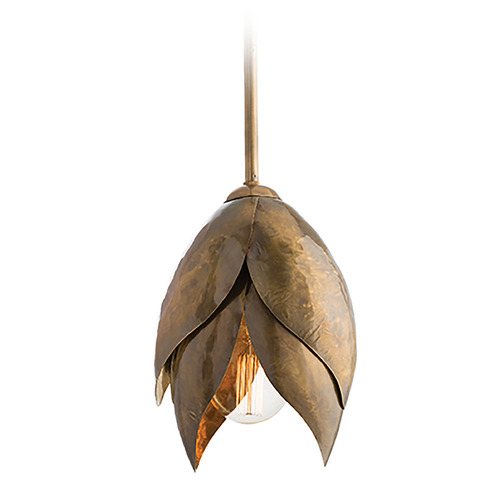 Arteriors Home Lighting Edith Pendant in Vintage Brass by Arteriors Home 42081