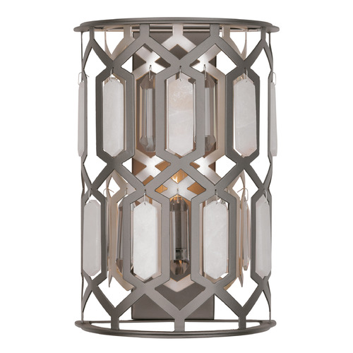 Minka Lavery Hexly 16-Inch Wall Sconce in Bronze & Silver by Minka Lavery 3582-795
