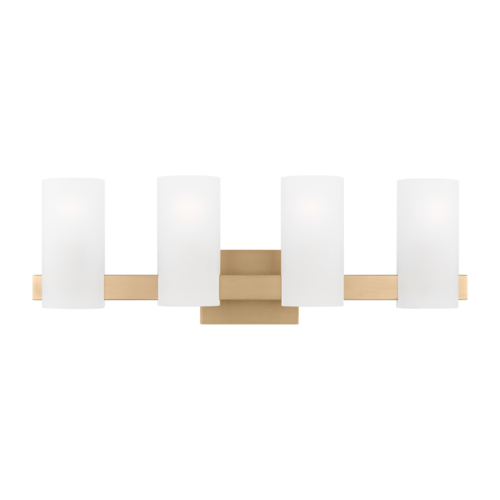 Visual Comfort Studio Collection Rhode 4-Light Vanity Light in Satin Brass by Visual Comfort Studio DJV1104SB