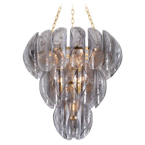 Corbett Lighting Corbett Lighting Anatase Vintage Gold Leaf LED Chandelier 518-36-VGL
