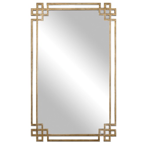 Uttermost Lighting Devoll Antique Gold Mirror by Uttermost Lighting 12930